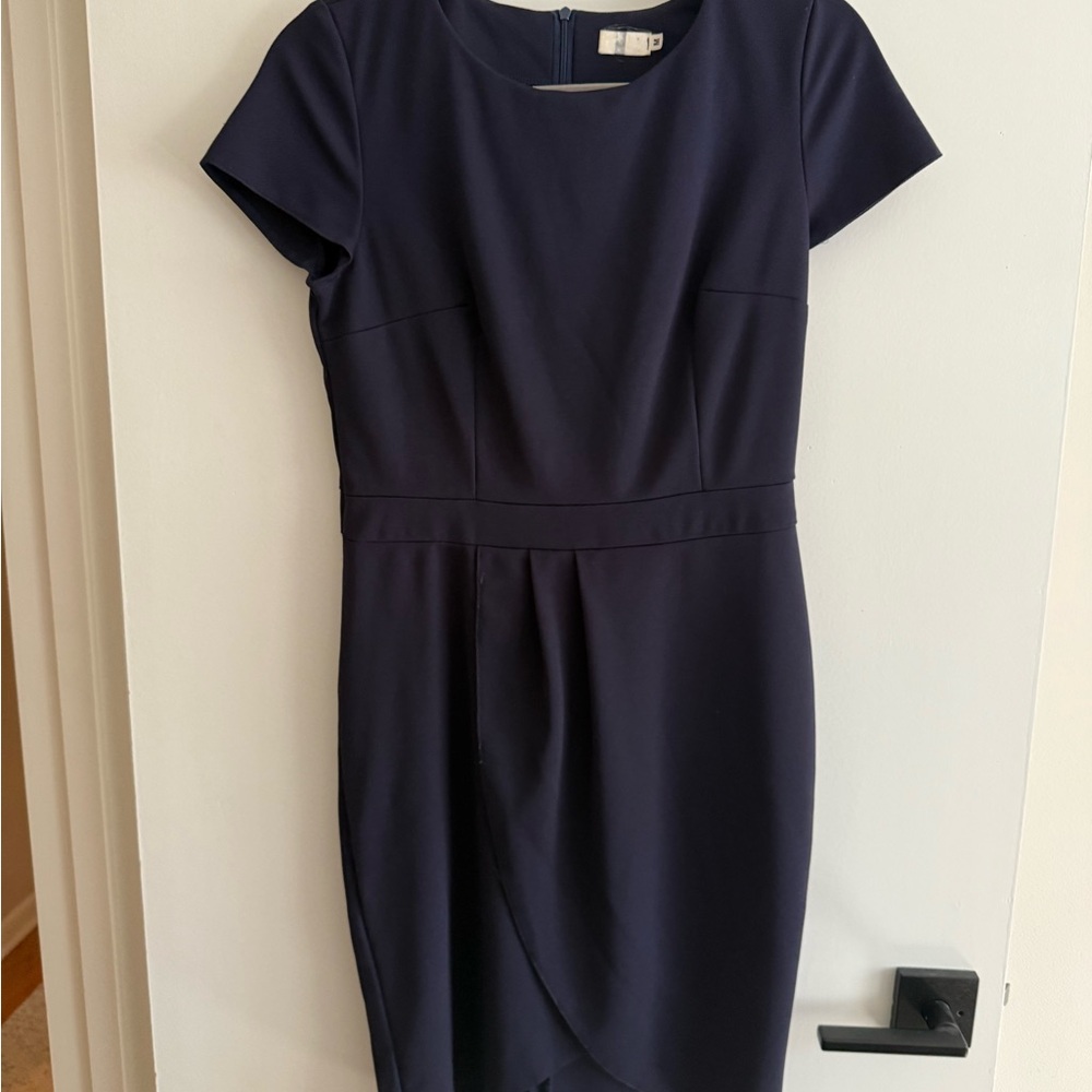 Elegant Navy Blue Dress